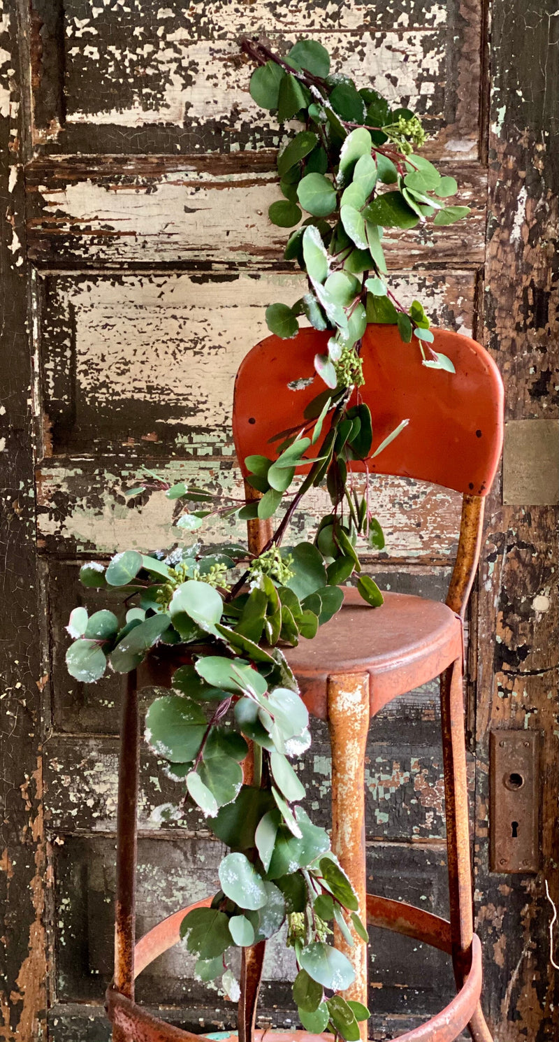 Artificial 4 Foot Eucalyptus Christmas Garland