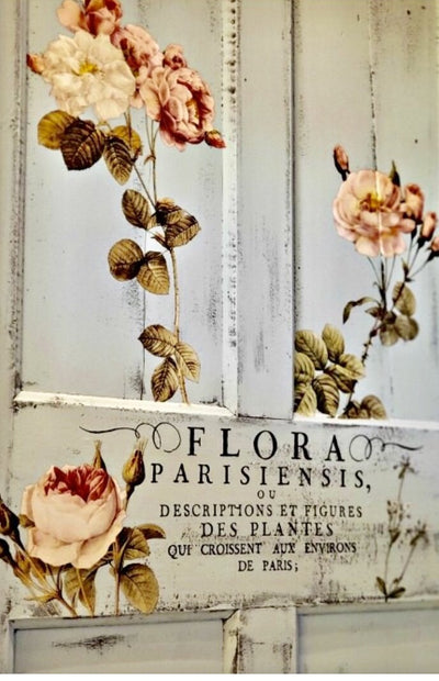 IOD Flora Parisiensis Decor Rub On Transfer Sheet