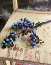 Faux Blueberry Stem