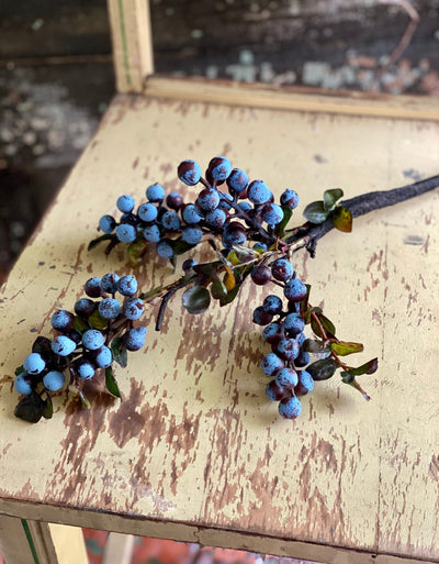 Faux Blueberry Stem