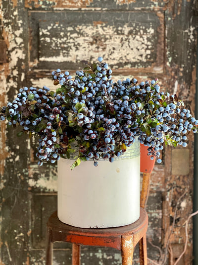 Faux Blueberry Stem