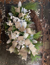 The Jessica Winter Woodland Icy Snow Christmas Wreath