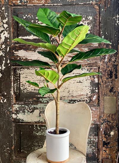 Artificial Real Touch Potted Fiddle Leaf Fig Tree