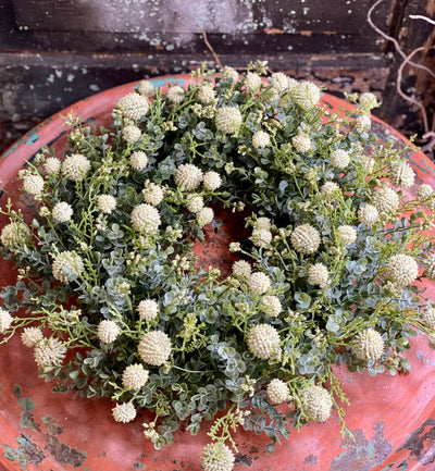 Eucalyptus & White Berry Easter Wreath For Front Door