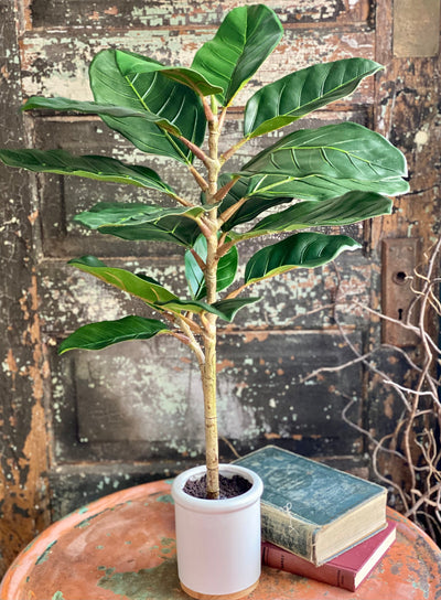 Artificial Real Touch Potted Fiddle Leaf Fig Tree