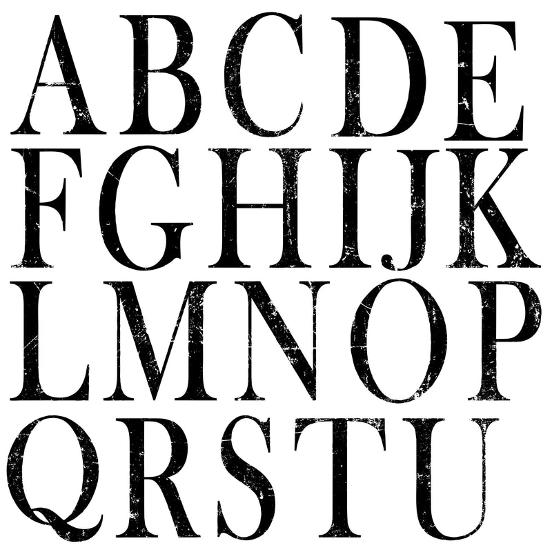 IOD Typesetting Decor Stamp