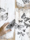 IOD Butterflies Decor Stamp