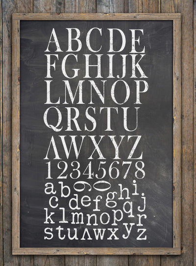 IOD Typesetting Decor Stamp