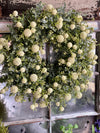 Eucalyptus & White Berry Easter Wreath For Front Door