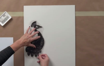 IOD Pavo Peacock Decor Stamp