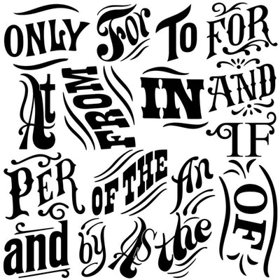 IOD Block Type Decor Stamp