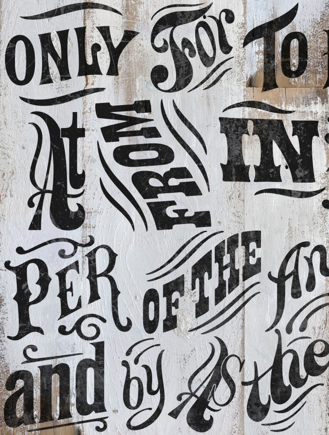 IOD Block Type Decor Stamp