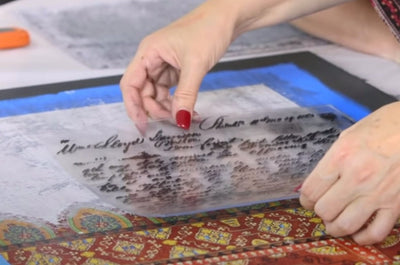 IOD Serpentine Decor Stamp