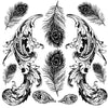 IOD Pavo Peacock Decor Stamp