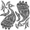 IOD Pavo Peacock Decor Stamp