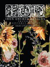 IOD Painterly Florals Rub On Transfer Sheet