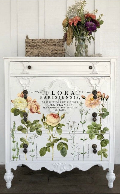 IOD Flora Parisiensis Decor Rub On Transfer Sheet