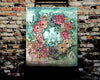 IOD Winter’s Song Wreath Paintable Rub On Transfer Sheet