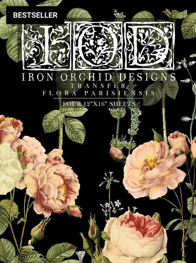 IOD Flora Parisiensis Decor Rub On Transfer Sheet