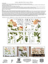 IOD Flora Parisiensis Decor Rub On Transfer Sheet