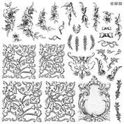 IOD AlphaBellies Decor Stamp