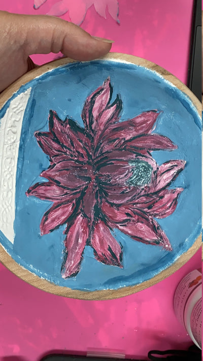 IOD Chrysanthemum Decor Stamp