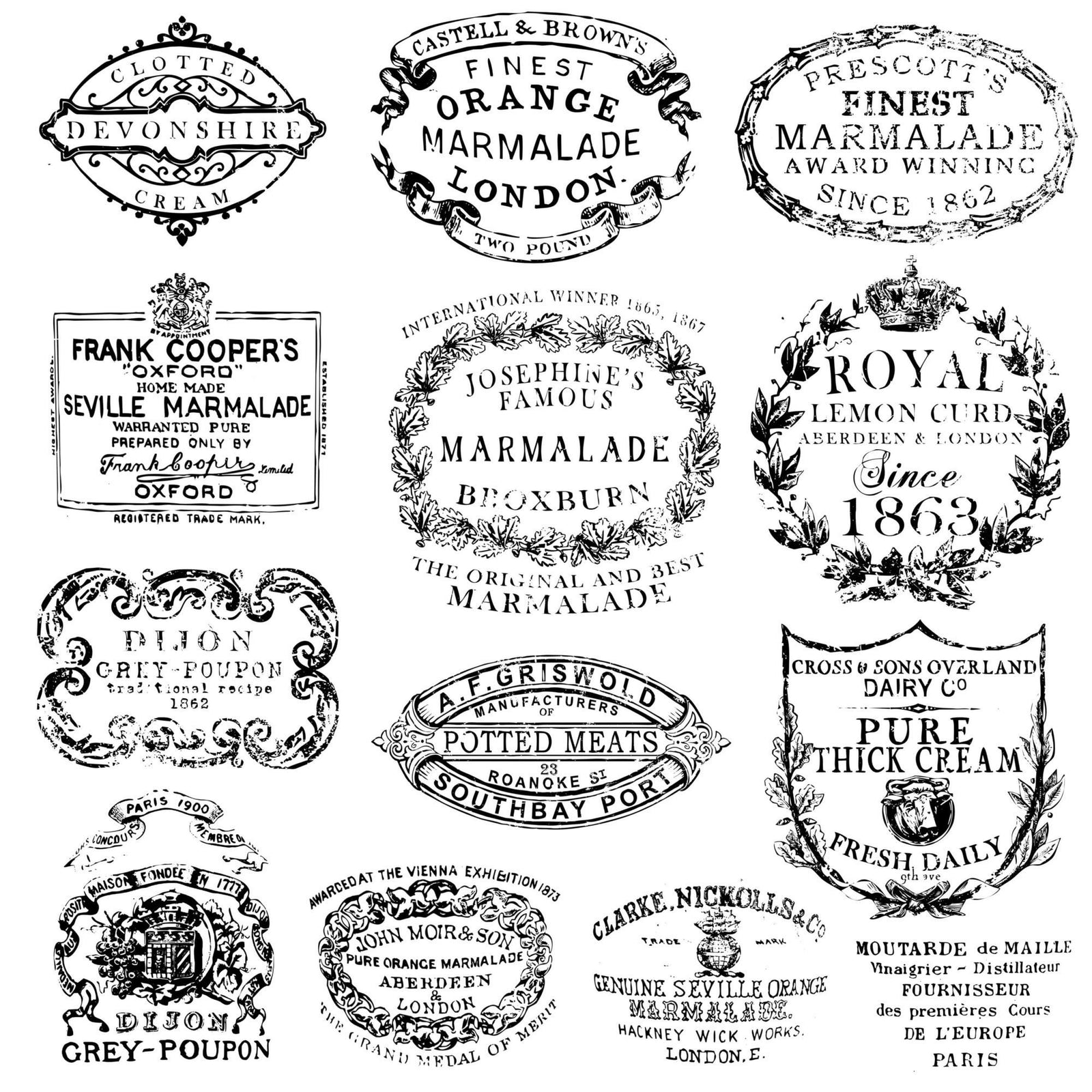 IOD Crockery Decor Stamp