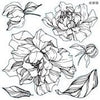 IOD Peonies Decor Stamp