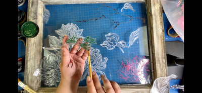 IOD Sprigs Decor Stamp