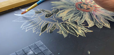 IOD Sunflower Decor Stamp