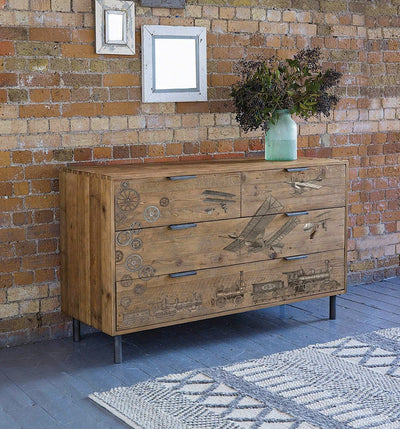 IOD Exploration Rub On Transfer Sheet