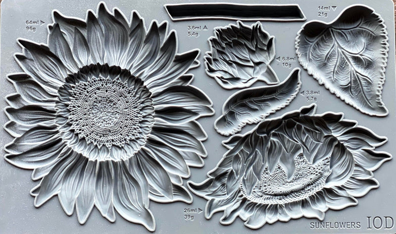 IOD Sunflower Decor Mould