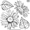 IOD Sunflower Decor Stamp