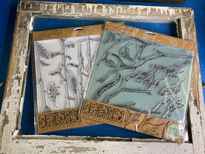 IOD Branches & Vines Decor Stamp