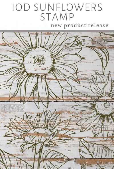 IOD Sunflower Decor Stamp