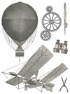 IOD Exploration Rub On Transfer Sheet