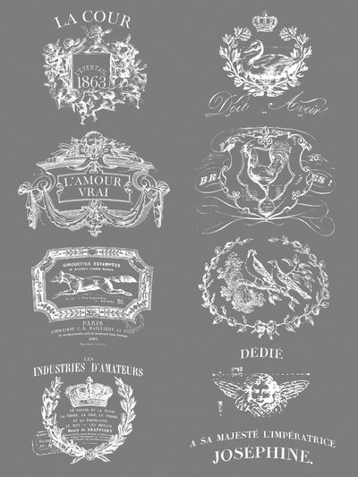 IOD Traditional Pots Decor Rub-On Transfer Sheet