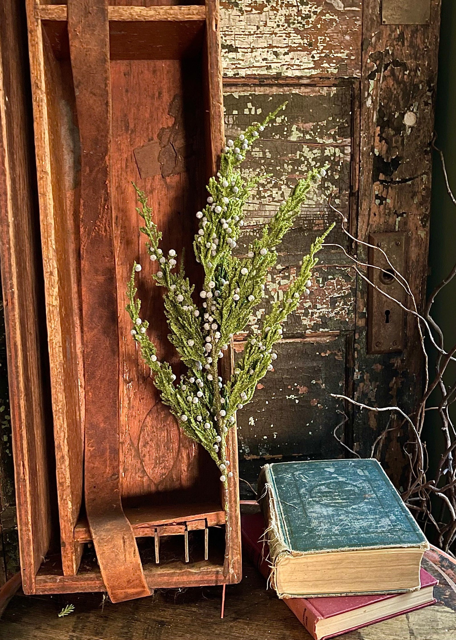 Artificial Monterrey Cypress Pine Spray