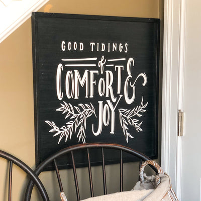 Farmhouse Christmas Wood Sign