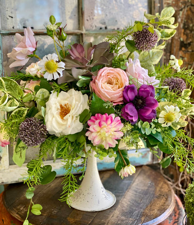 The Everly Spring Floral Raised Centerpiece For Table