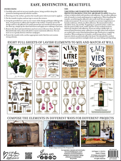 IOD Cheers Rub-On Transfer Sheet