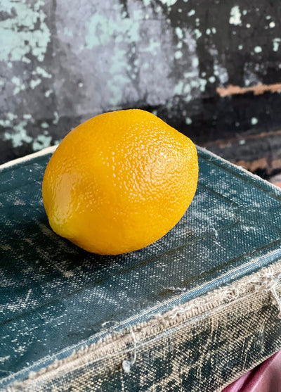 Faux Lemons (Pack of 6) Farmhouse Mantle & Wreath Decor Crafting Supply
