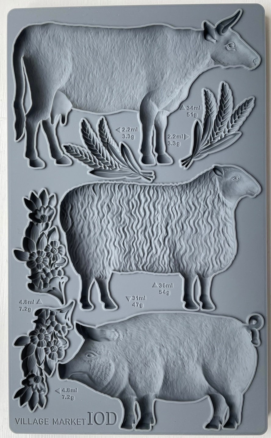 IOD Village Market Decor Mould