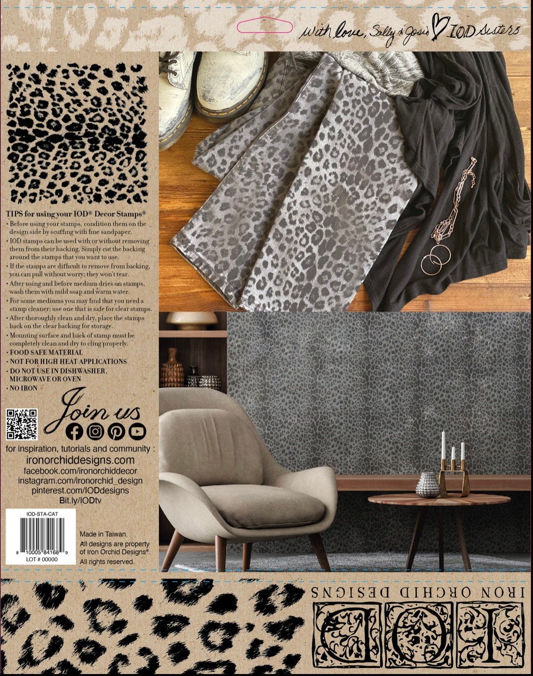 IOD Catwalk Decor Stamp