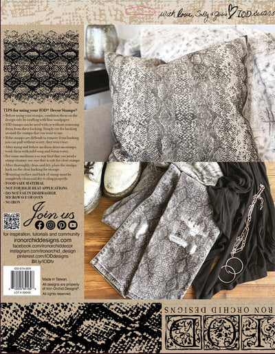 IOD Serpentine Decor Stamp