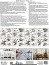 IOD Petits Parasols Paint Inlay Sheet
