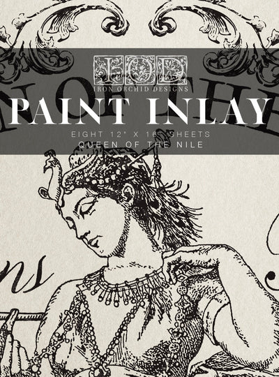 IOD Queen of the Nile Paint Inlay Sheet