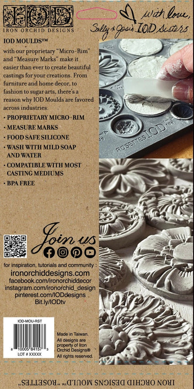 IOD Rosettes Decor Mould