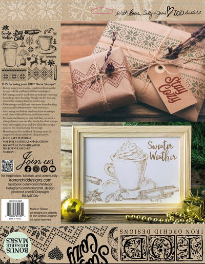 IOD Cozy Christmas Decor Stamp
