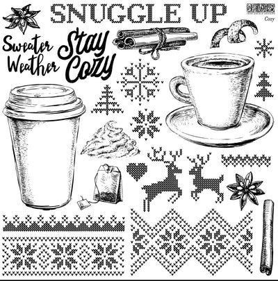 IOD Cozy Christmas Decor Stamp